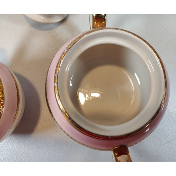 Vintage Sadler Sugar Bowl and Creamer Pitcher Made in Staffordshire, England Tea - Picture 7 of 12